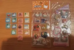 平成シール♡エンジェルキティバルーン.ハムちゃんふんわか.ハムスターブロック