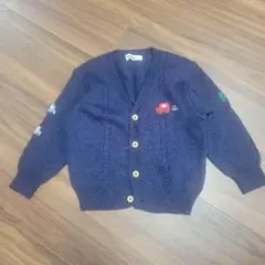 【美品】ファミリア カーディガン　100サイズ