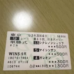 期限切れ単勝馬券】 有馬記念 95 ナイスネイチャ ウマ娘 - メルカリ