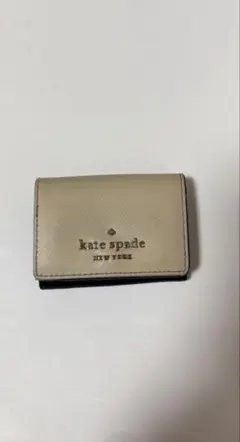 kate spade ベージュ 三つ折り財布