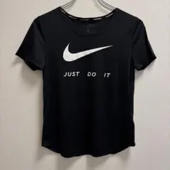NIKE ドライフィット ナイキ ランニング レディース 半袖Tシャツ 黒 S