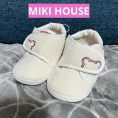 タグ付き　MIKI HOUSEファーストシューズ 12サイズ アイボリー