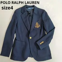 POLO RALPH LAUREN ロゴ クレスト ニット ブレザー ジャケット