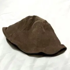 ブラウン コーデュロイ バケットハット