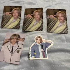 なにわ男子道枝駿佑　HARDWORK特典　トレカ＆ステッカー5点セット 匿名配送