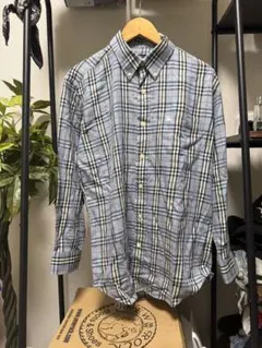 Burberry LONDONノバチェック 長袖シャツ ライトブルーのサムネイル