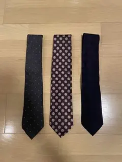 アクアスキュータム ネクタイ3本セット
