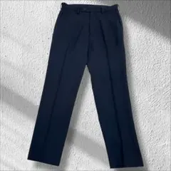 ⭐︎ユニクロ　感動パンツ　ウールライク　黒ズボン　スラックス　センタープリーツ