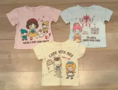 プリンセスＴシャツ　３枚セット　100cm