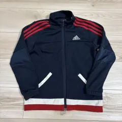 adidas ジャージ ネイビー/レッド 130cm - 140cm