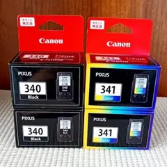 Canon PIXUS BC-340XL BC-341XL 純正インク4個セット - メルカリ