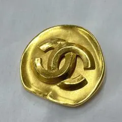 シャネル/96年製/ヴィンテージ/立体ココマークブローチ/ゴールド/フランス製
