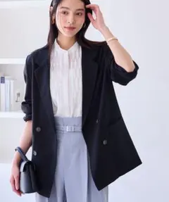 【新品未使用タグ付き✨】VIS【美easy】リネンライクリラックスジャケット