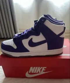新品NIKE DUNK HIGH PURPLE ナイキ　ダンク　ハイ　パープル