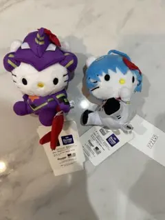 エヴァ ハローキティ トイキーホルダー レイ 初号機 セット - メルカリ