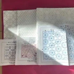 ホビーラホビーレ刺し子布 ３枚セット