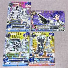 アイカツカード ラッキーパイロットコーデ ブラックウイングヘアアクセ 霧矢あおい