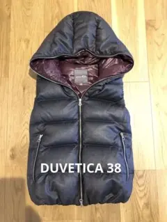 美品　デュベティカ　ダウンベスト　ネイビー フード付き　大きいサイズ　L サイズ 楽天市場】DUVETICA ダウンベスト（レディースファッション）の通販