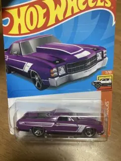 810‼️71 El Camino 紫 Hot Wheels ミニカー