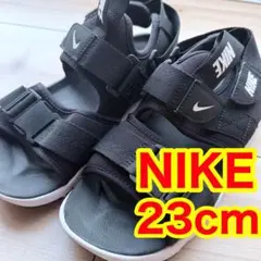 ナイキ スポーツサンダル ブラック 23cm キャニオン 黒　NIKE 厚底のサムネイル
