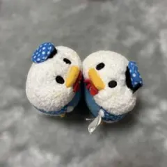 ディズニー　ツムツム　ドナルド　ドット柄