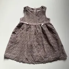 タルティーヌエショコラ リバティー ノースリーブ ワンピース 日本製 100