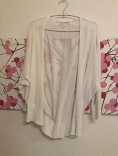 ROPÉ PICNIC ホワイト カーディガン 38