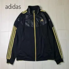 Y2K adidas アディダス トラックジャケット ブラック ゴールド 3Lのサムネイル