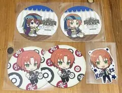 あんスタ Knights 月永レオ 朱桜 司 コースター ステッカー アニカフェ