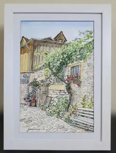 南仏サントロペの港JP Bertaux-Maraisによるオリジナル・リトグラフ