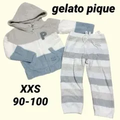 ジェラートピケ　キッズ　ルームウェアセット　【XXS 】90-100cm