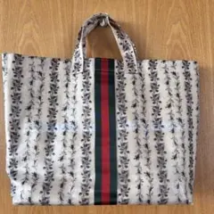 COMME Des GARÇONS × GUCCI PVCトート 花柄 レア！のサムネイル