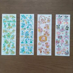 ディズニー★平成★レトロ★キャラクター★転写★シール★ステッカー★セット