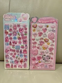 ドロップ　シール　硬い　マイメロ　ウサギ　ピンク　サンリオ