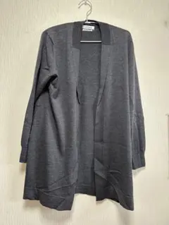NEWYORKAR カーディガン長袖　グレーロング