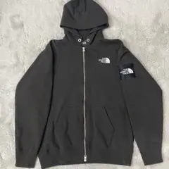 THE NORTH FACE スクエアロゴフルジップ フーディ ブラック S