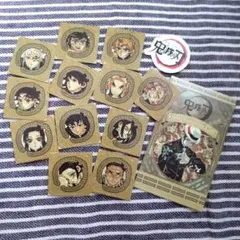 鬼滅の刃②原作画フレークシール ステッカー 鬼舞辻無惨 冨岡義勇 柱 鬼