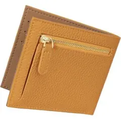 二つ折り財布 オレンジ