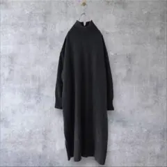 ★美品◆アーバンリサーチ◆ウール混♡タートルネックニットワンピースGR