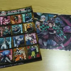 【新品未使用】鬼滅の刃 キャラクターシール　クリアファイル　Vジャンプ付録