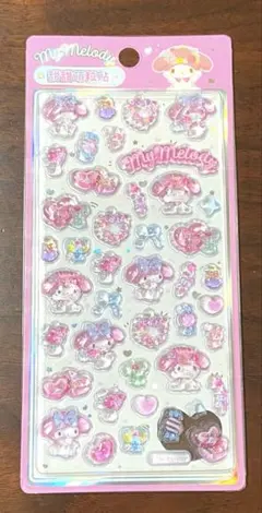 【サンリオ】 マイメロディ ボンボンドロップシール うるちゅる ぷっくりシール