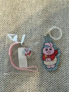 可哀想に！デパート おぱんちゅうさぎ目印チャーム