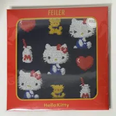 新品　フェイラー FEILER サンリオ　コラボ　タオルハンカチ　ハローキティ