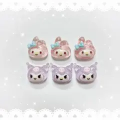 ネイルパーツ 6P 〈J025〉 マイメロ クロミ