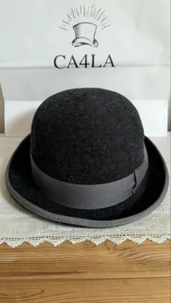 CA4LA ボウラーハット 黒/一度着用