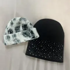 ニット帽　ビーニー　2個セット