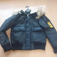 k様専用　お値下げ　DIESEL ファー付き中綿コート 美品　12Y