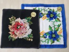 ★新品未使用★フェイラー 花柄ハンカチ 2枚セット