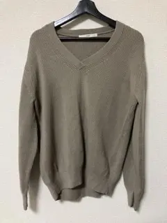 イエナ　Ｖネック　リブニット　セーター