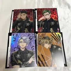 ア*ズ様 ツイステ 5周年 オーロラカード トレイ ジャミル ラギー アズール